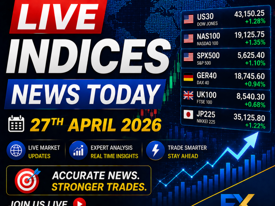 Signals Forecast for Indice News Signals Starting 27th April 2026: US30, NAS100, S&P 500, FOMC Week, AI Earnings and Oil Risk