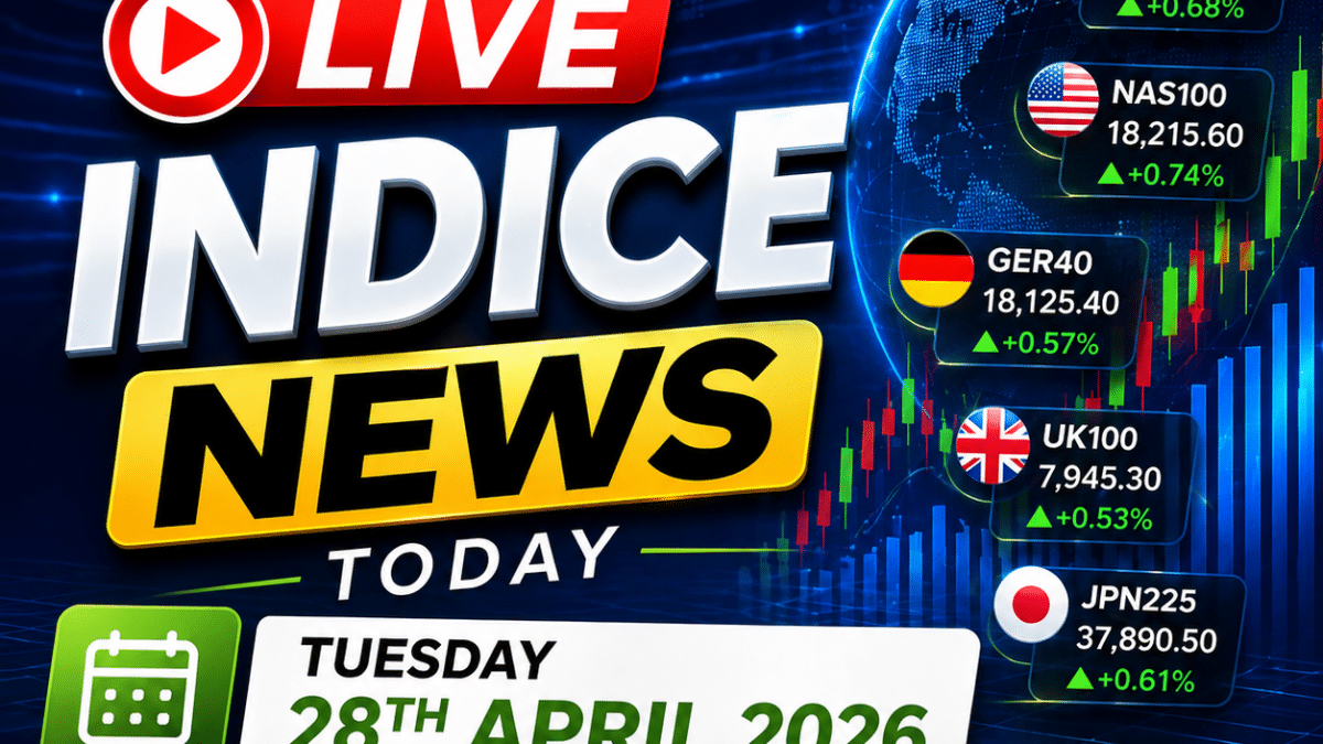 Signals Forecast for Indice News Signals Starting 28th April 2026: US30, NAS100, S&P 500, FOMC Day One, AI Earnings, Oil Risk and Live Trading Scenarios