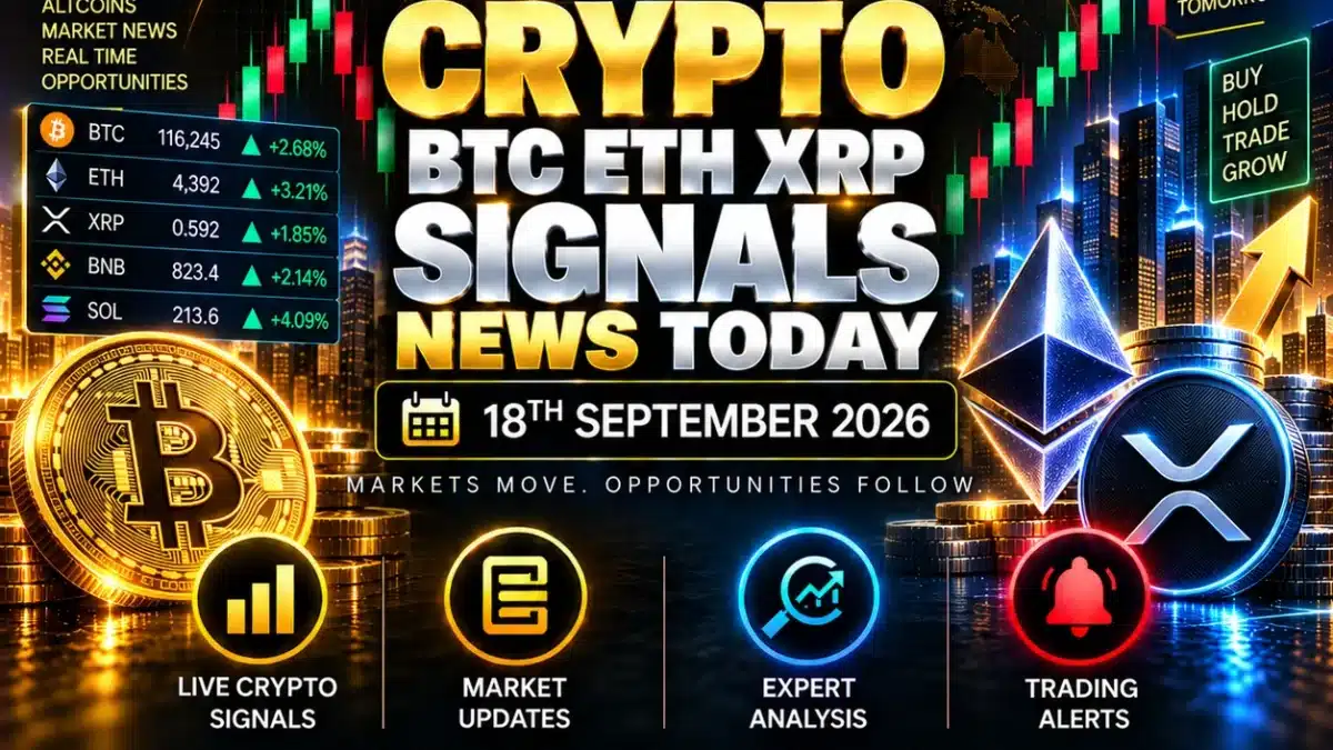 Crypto Signals Daily Briefing Bitcoin Ethereum & XRP Rally Alongside Global Risk Assets – September
