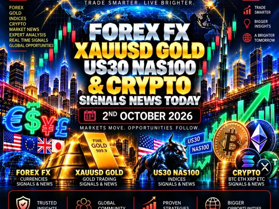 FOREX FX XAUUSD GOLD US NAS & CRYPTO signals news IMAGE for fxpremiere com for today nd Oct using logo attached